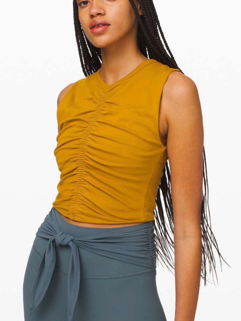 Lululemon find your feeling tank- fools gold